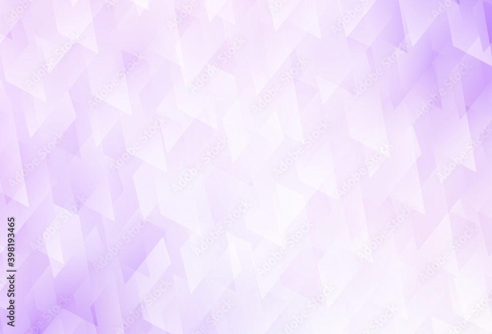 Fototapeta premium Light Purple vector background in polygonal style.