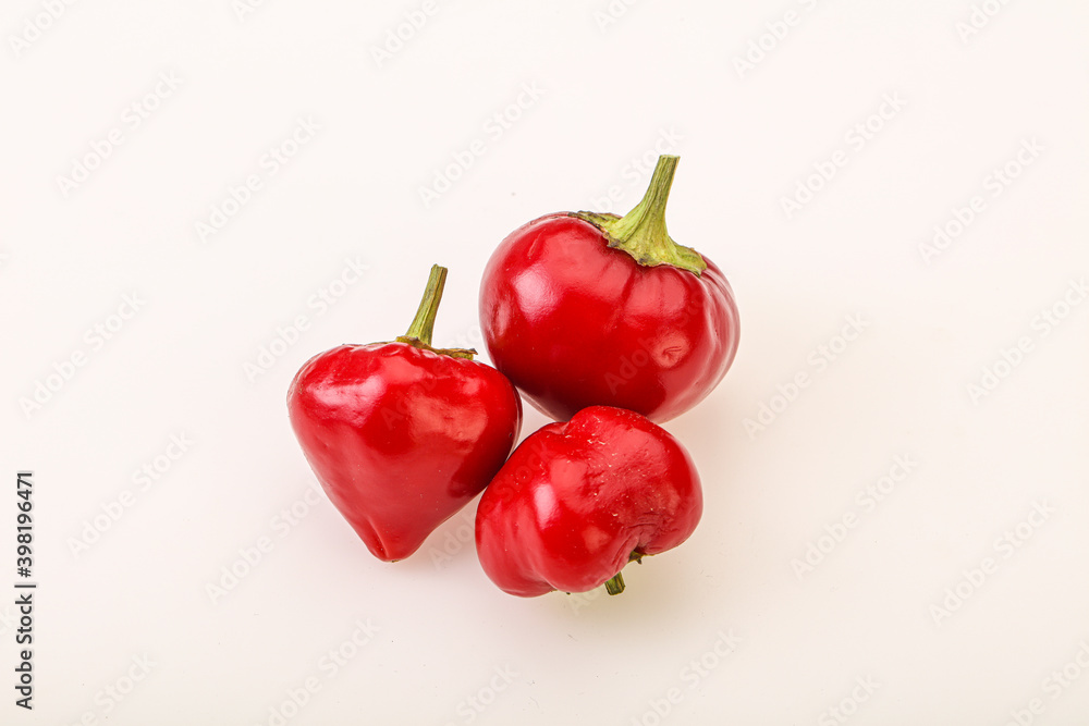 Red hot spicy cherry pepper Red hot spicy cherry pepper