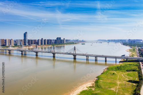 Wallpaper Mural yangtze river cable stayed bridge Torontodigital.ca