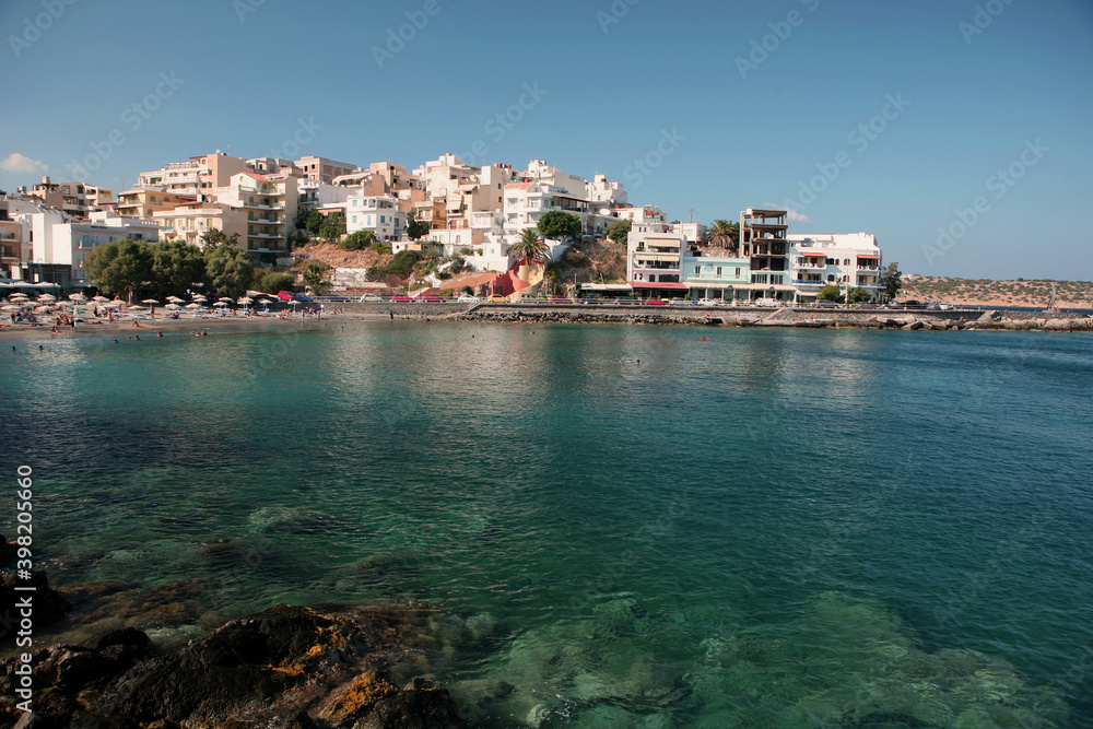 Aghios Nikolaos town and beach