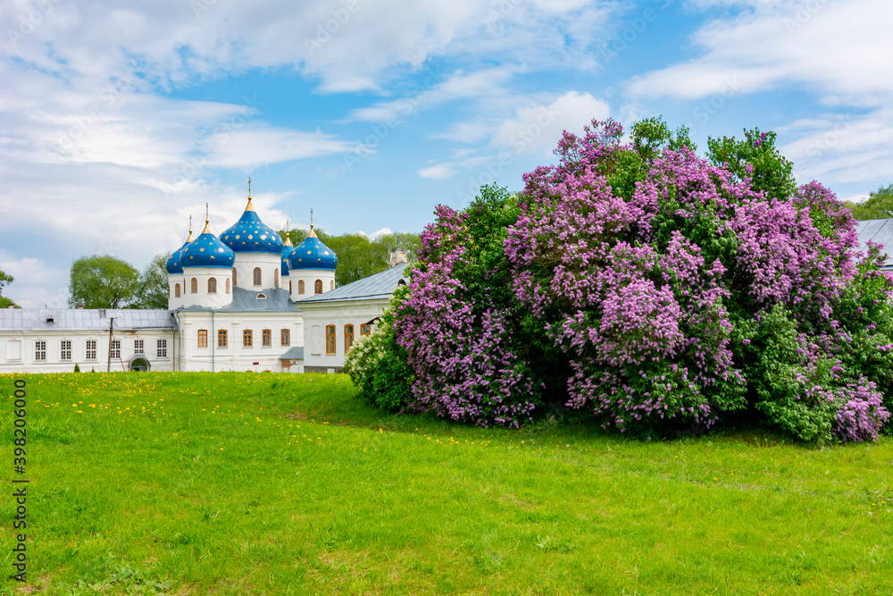 St. George's (Yuriev) Male Monastery outside Veliky Novgorod, Russia