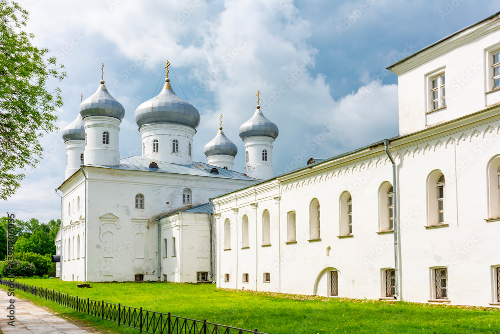 St. George's (Yuriev) Male Monastery outside Veliky Novgorod, Russia