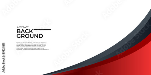 Template corporate concept red black grey and white contrast background. Vector graphic design illustration