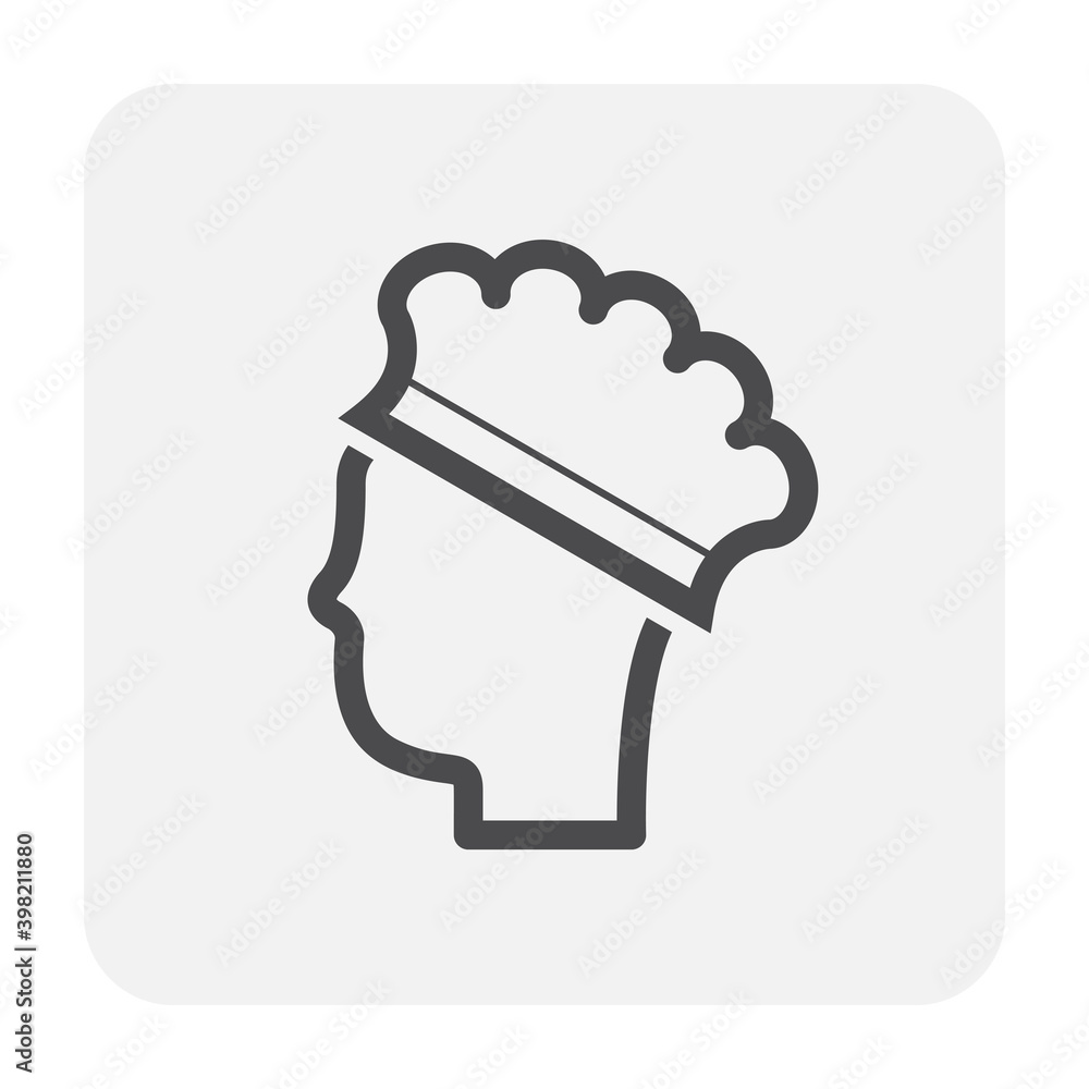 Shower cap or bath cap icon. That is hat for woman use while shower, bath by cover on head to protect hair from wet. Also use in beauty and spa i.e. hair salon, hair mask treatment, hair dyeing etc. Shower cap or bath cap icon. That is hat for woman use while shower, bath by cover on head to protect hair from wet. Also use in beauty and spa i.e. hair salon, hair mask treatment, hair dyeing etc.