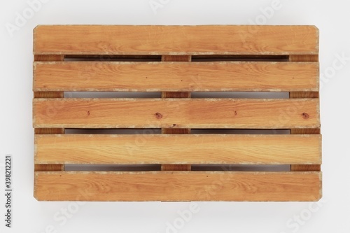 Realistic 3D Render of Pallet