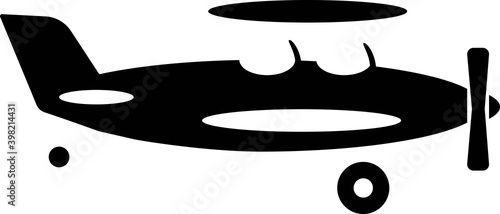 Double wing propeller aircraft for agricultural work.