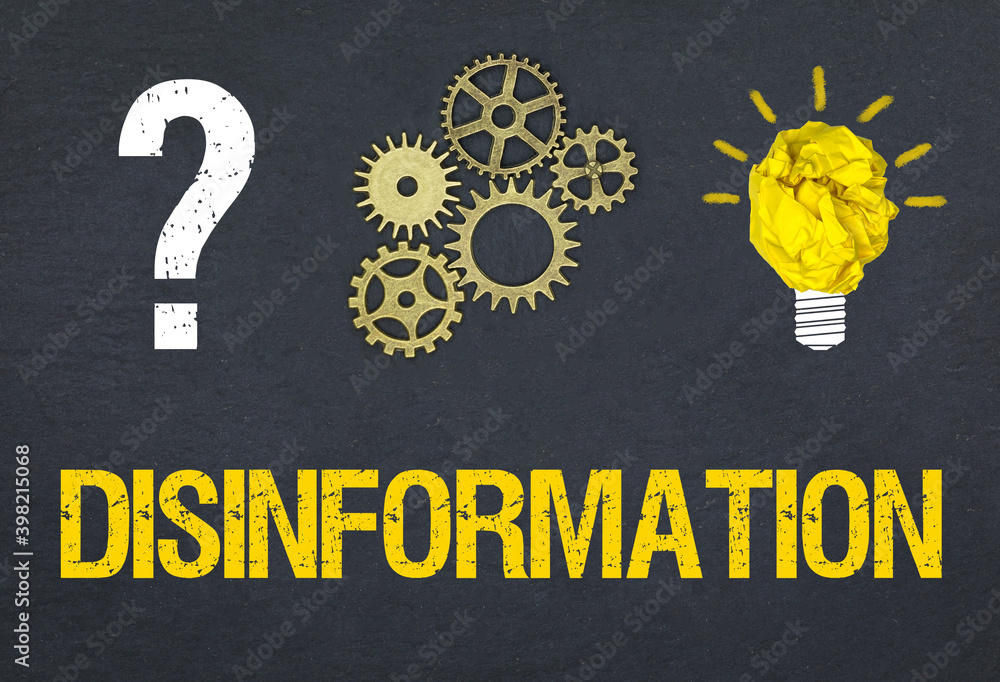 Obraz premium Disinformation