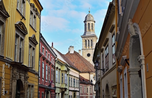 Evangelische Kirche in der Altstadt von Sopron, Ungarn