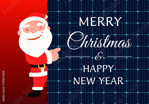 solar panel photovoltaic santa claus energy