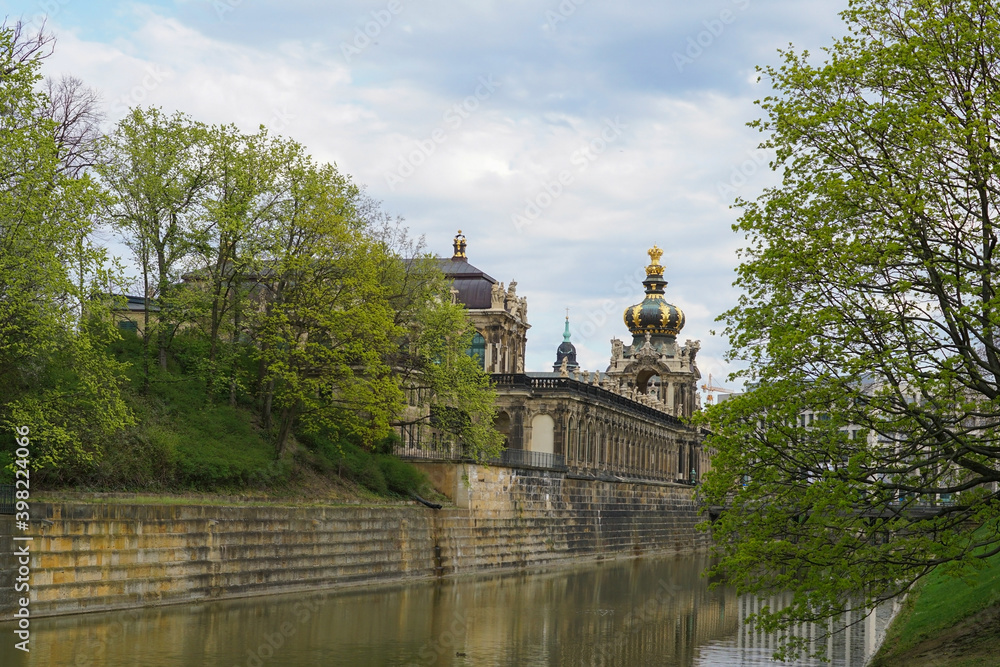 The Zwinger in the old town of Dresden	