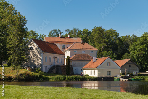 Vuhula is the manor in the north of Estonia. 18 century. Manor buldings by the pond.