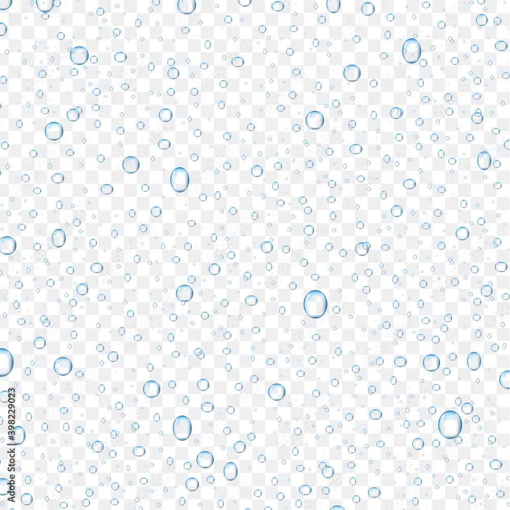 Bubbles in water on transparent background. Bubbles in water for wallpaper, texture background and pattern template. Water bubbles, vector background Bubbles in water on transparent background. Bubbles in water for wallpaper, texture background and pattern template. Water bubbles, vector background