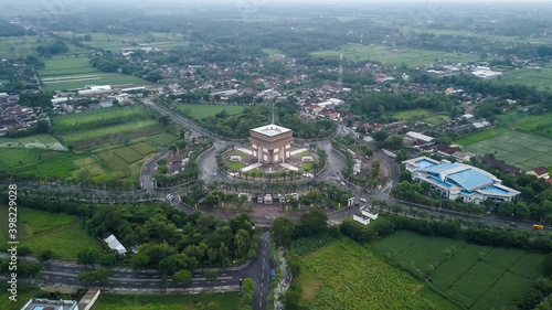  Simpang Lima Gumul is landmark of Kediri in East Java / Indonesia