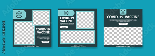 Collection of covid-19 vaccine social media posts. vaccine for covid-19. for the socialization of the covid-19 virus vaccination.