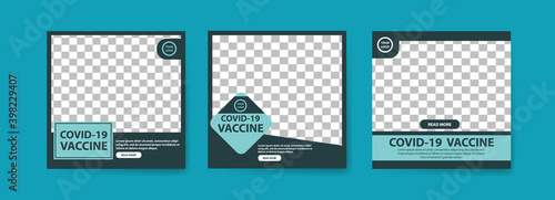 Collection of covid-19 vaccine social media posts. vaccine for covid-19. for the socialization of the covid-19 virus vaccination.
