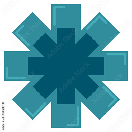 asterisk kawaii doodle image. doodle icon image