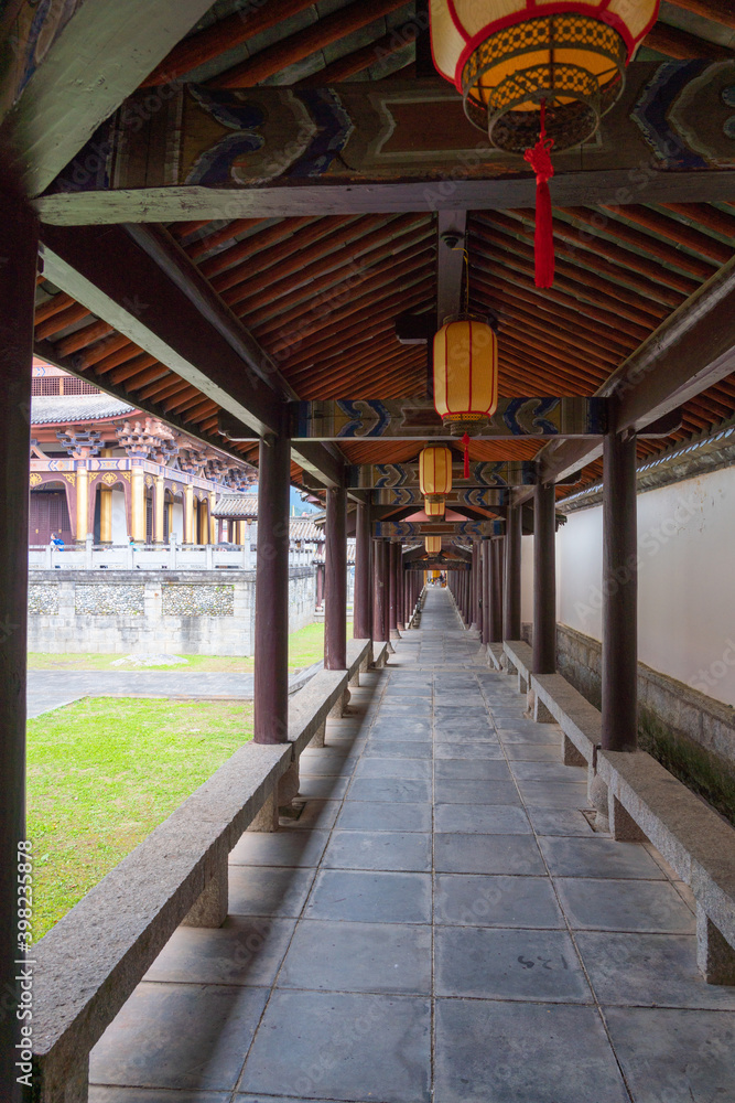 walkway to the temple