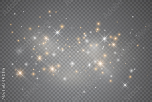 Canvas Print Light glow effect stars