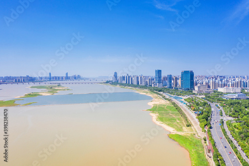 Panoramic view of Nanchang, the capital of Jianxi © gjp311