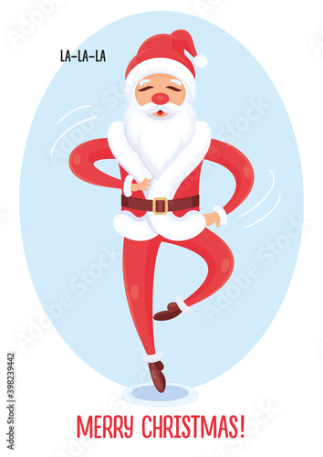 SANTA KLAUS BALERUN EXECUTING FUETE. CHARACTER DESIGN