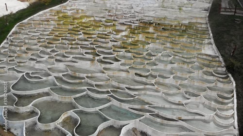 Mineral natural terraced basins in Egerszalok photo