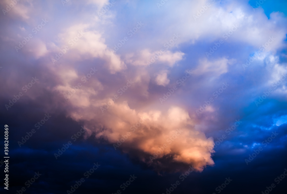 Naklejka premium Storm Clouds Background