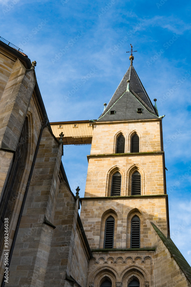 Tower of St Dionys church.  Esslingen am Neckar, Germany