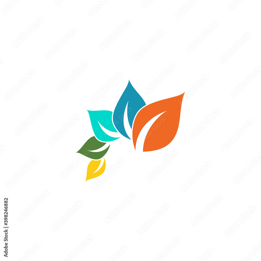 Leaf ecology Logo Template vector symbol nature Leaf ecology Logo Template vector symbol nature