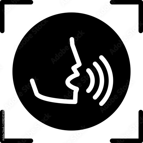 sound scan biometric icon © verry