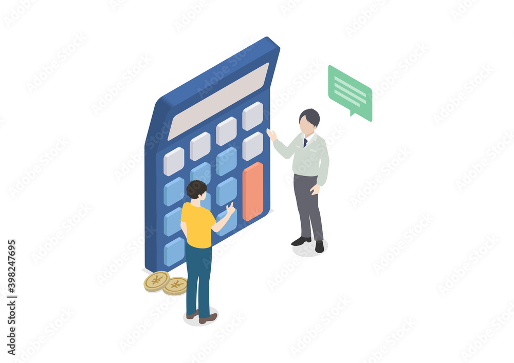 見積もり 予算 コスト 費用 料金のイラスト素材 Stock Vektorgrafik Adobe Stock