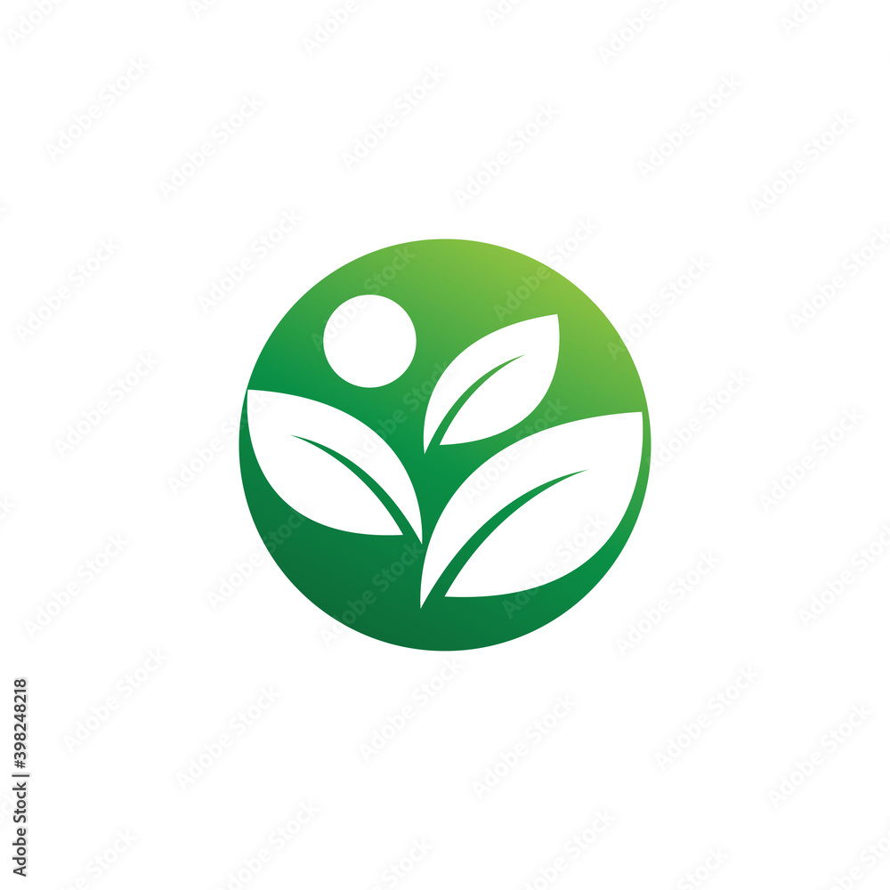 Leaf ecology Logo Template vector symbol nature Leaf ecology Logo Template vector symbol nature
