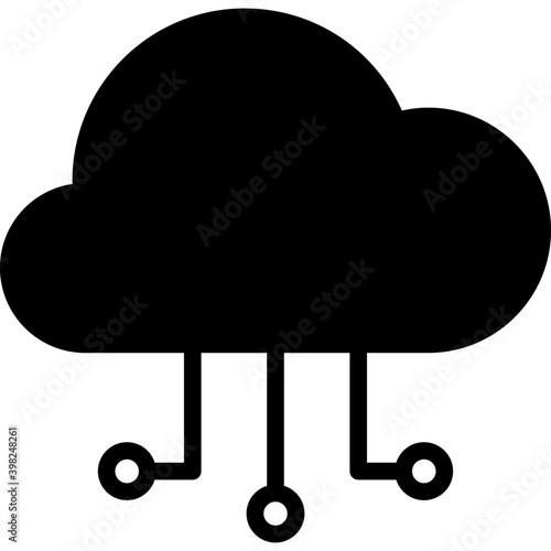 Cloud server icon