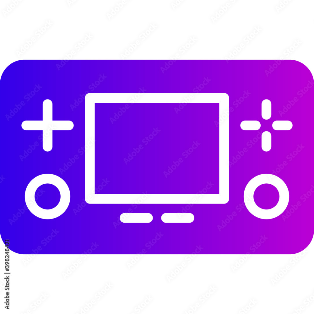 Obraz premium Video console icon vector