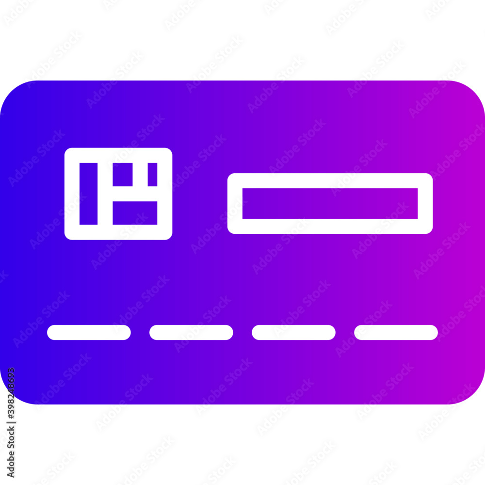 ATM card icon vector ATM card icon vector