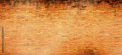 Red brick wall old pattern texture