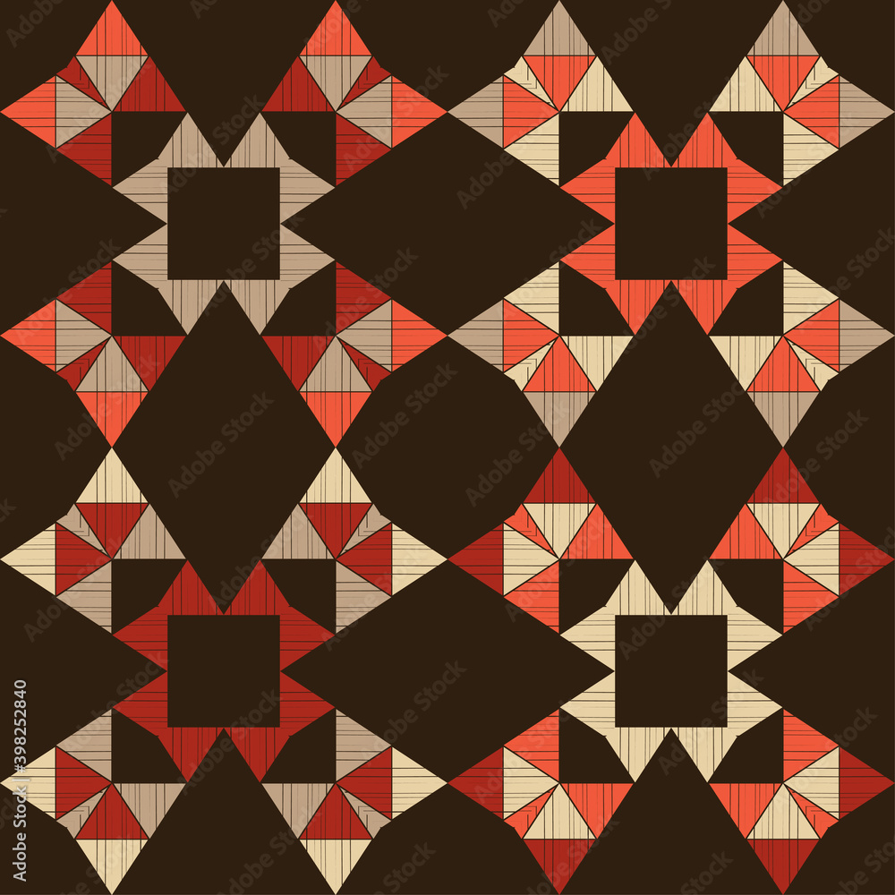 Aztec elements. Seamless pattern. Design with manual hatching. Textile. Ethnic boho ornament. Vector illustration for web design or print. Aztec elements. Seamless pattern. Design with manual hatching. Textile. Ethnic boho ornament. Vector illustration for web design or print.