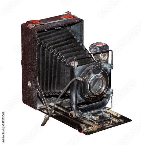 Plate-folding camera, 1930