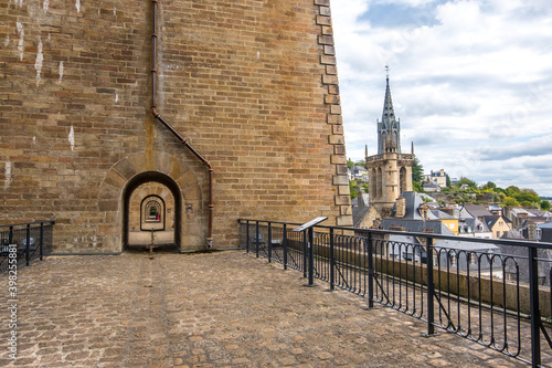 Through the arches of Morlaix Viaduct, Brittany, France