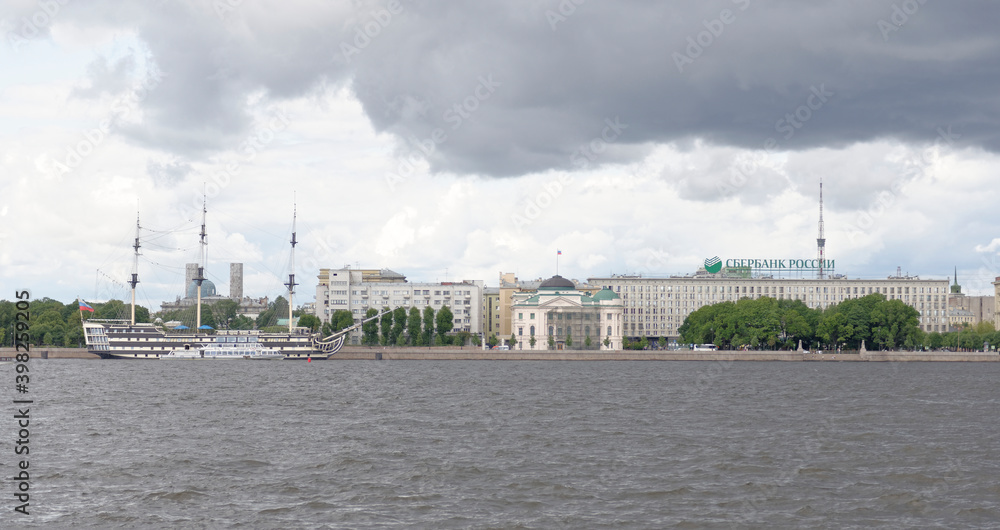 View of the Neva in Saint Petersburg