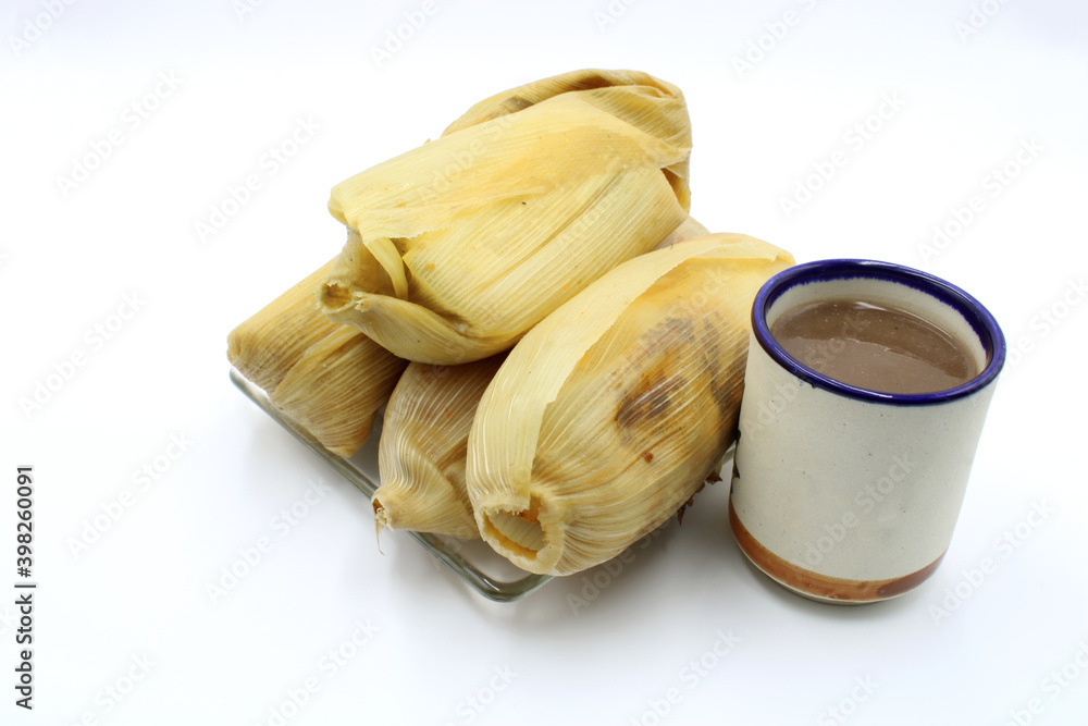 The tamale is a food of Latin American origin generally prepared from corn or rice dough stuffed with meats, vegetables, chili peppers, fruits, sauces. They are wrapped in corn or banana leaves. The tamale is a food of Latin American origin generally prepared from corn or rice dough stuffed with meats, vegetables, chili peppers, fruits, sauces. They are wrapped in corn or banana leaves.
