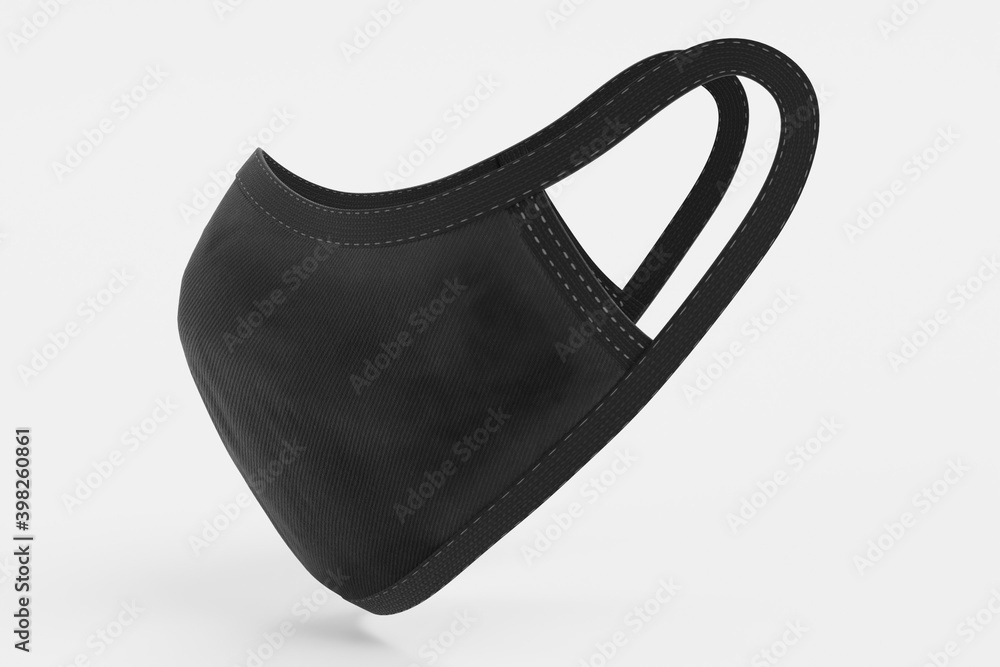Realistic 3D Render of Face Mask