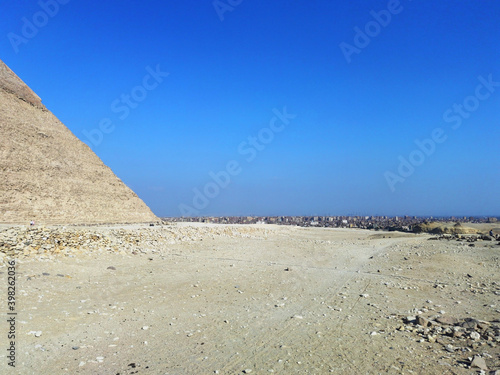 View of Cairo from the Giza plateau