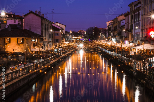 Canvas Print ponte vecchio at night city