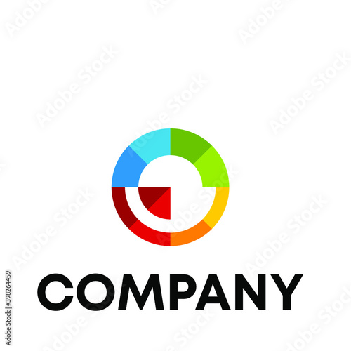 Free Download circle logo vector - GFXLoad