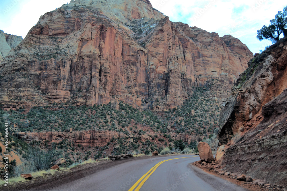 Red rocks of Zion National Park, Utah