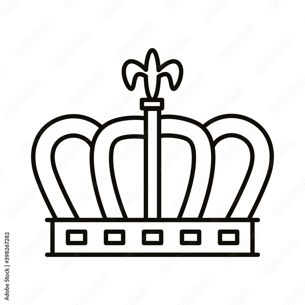 crown queen royal line style icon crown queen royal line style icon