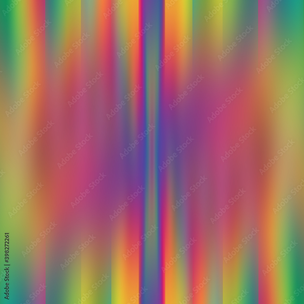 An abstract multicolored iridescent blur background image.