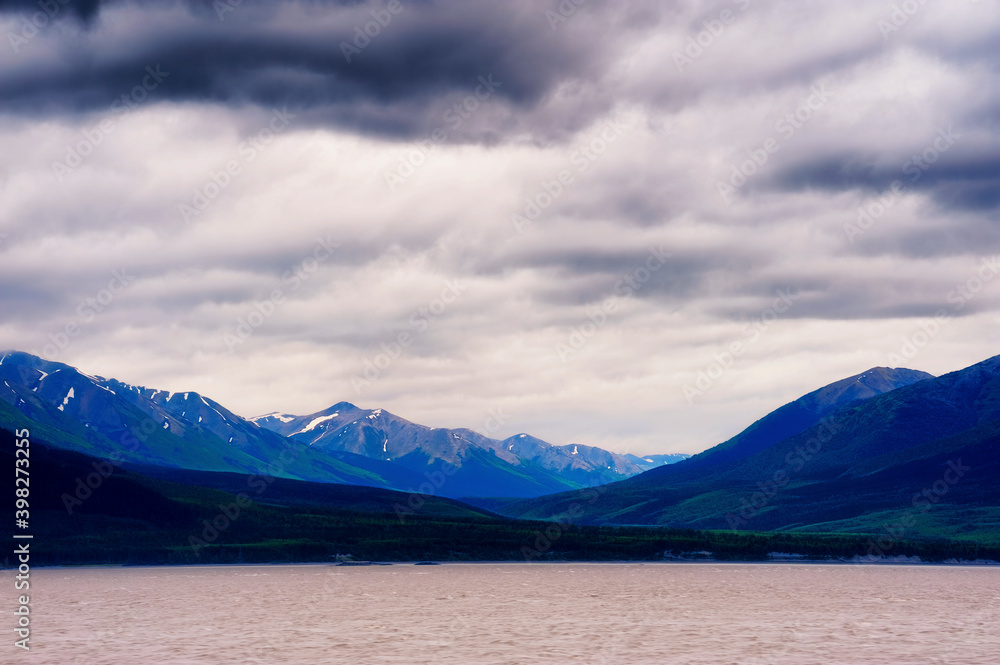 Kenai Mountain Range and Kachemak Bay Alaska