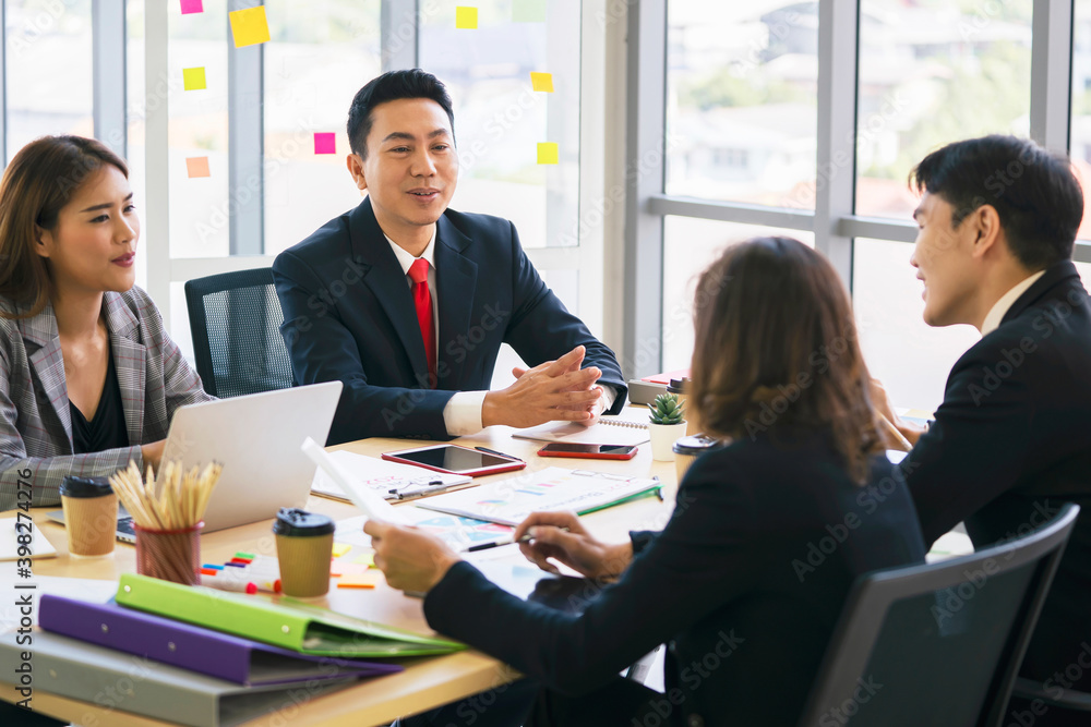 group of business people meeting in board room group of business people meeting in board room