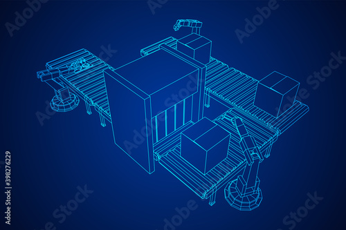Robotic arm manufacture technology industry assembly mechanic hand